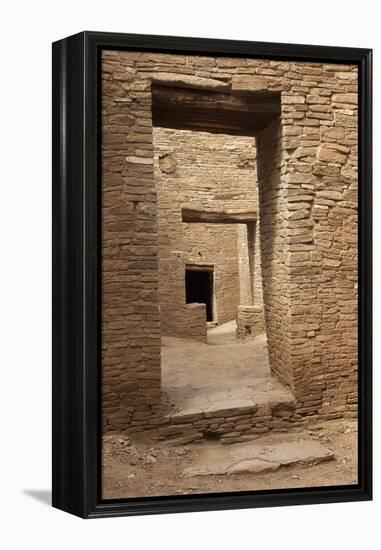 Doorways Inside Pueblo Bonito, an Anasazi/Ancestral Puebloan Site in Chaco Canyon, New Mexico-null-Framed Premier Image Canvas