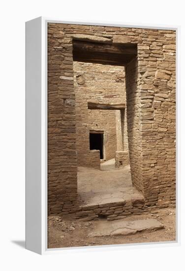 Doorways Inside Pueblo Bonito, an Anasazi/Ancestral Puebloan Site in Chaco Canyon, New Mexico-null-Framed Premier Image Canvas