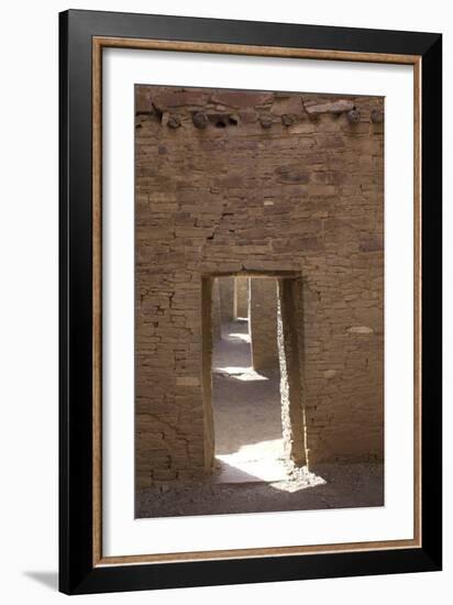 Doorways Inside Pueblo Bonito, an Anasazi/Ancestral Puebloan Site in Chaco Canyon, New Mexico-null-Framed Photographic Print