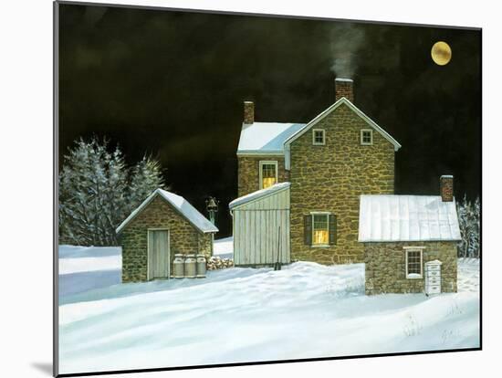 Dooryard Snow-Jerry Cable-Mounted Art Print