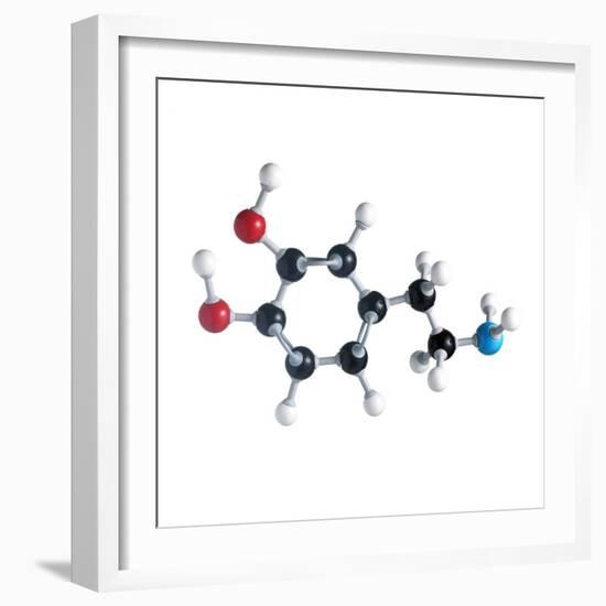 Dopamine Neurotransmitter Molecule-Science Photo Library-Framed Premium Photographic Print