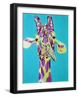 Dopey Giraffe-Jenn Seeley-Framed Art Print