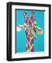 Dopey Giraffe-Jenn Seeley-Framed Art Print