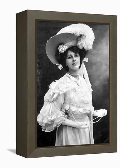 Dora Barton, English Actress, 1900s-J Beagles & Co-Framed Premier Image Canvas