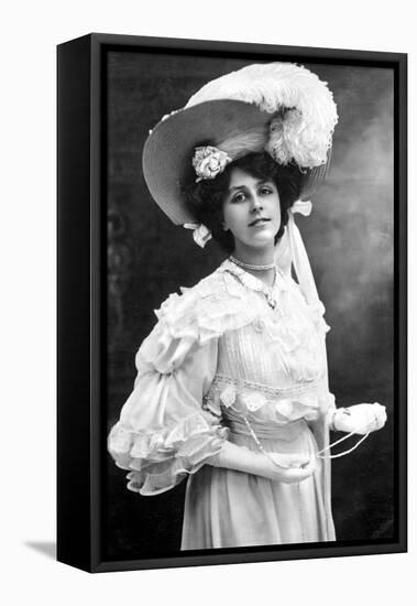 Dora Barton, English Actress, 1900s-J Beagles & Co-Framed Premier Image Canvas