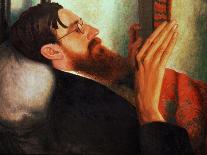 Lytton Strachey, (1880-1932) 1916-Dora Carrington-Giclee Print