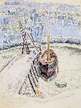 The 'Sans Pareil' in Brixham Harbour, c.1931-Dora Carrington-Giclee Print