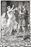 King Anguish gives Isolt to Sir Tristram', 1905-Dora Curtis-Giclee Print