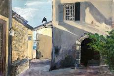 Old Town Oil Pinting-Dora Krincy-Photographic Print