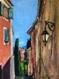Old Town Oil Pinting-Dora Krincy-Photographic Print