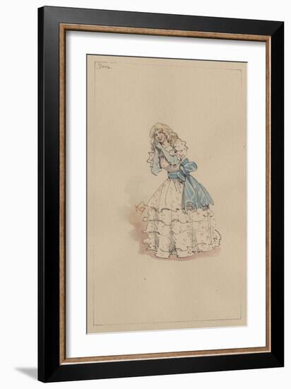 Dora Spenlow, C.1920s-Joseph Clayton Clarke-Framed Giclee Print