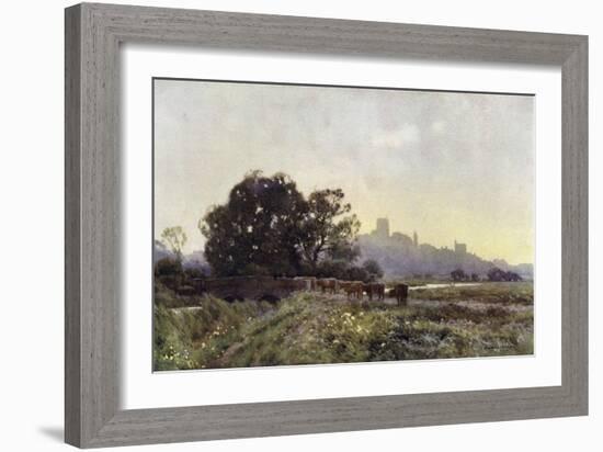 Dorchester Distant View-Ernest W Haslehust-Framed Photographic Print