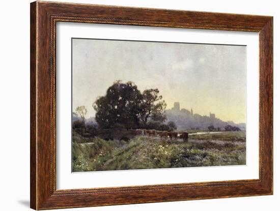 Dorchester Distant View-Ernest W Haslehust-Framed Photographic Print