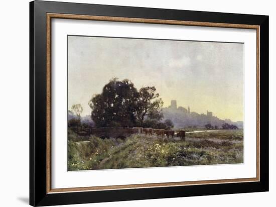 Dorchester Distant View-Ernest W Haslehust-Framed Photographic Print