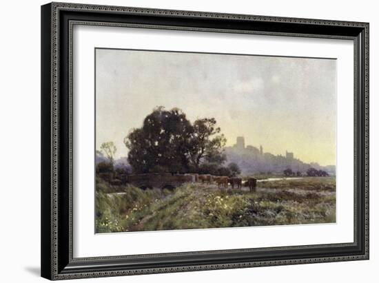 Dorchester Distant View-Ernest W Haslehust-Framed Photographic Print