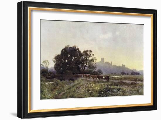 Dorchester Distant View-Ernest W Haslehust-Framed Photographic Print