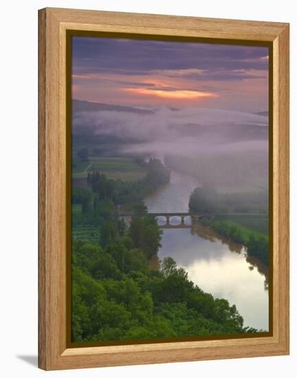 Dordogne River, Dordogne, Aquitaine, France-Doug Pearson-Framed Premier Image Canvas