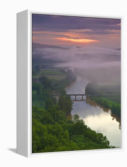Dordogne River, Dordogne, Aquitaine, France-Doug Pearson-Framed Premier Image Canvas