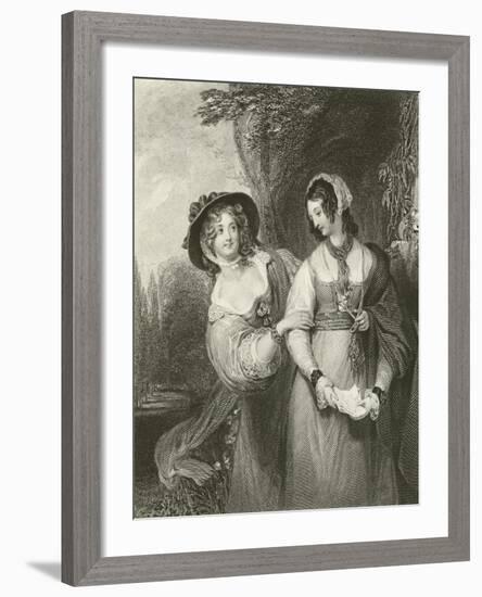 Doretta and Isabel-null-Framed Giclee Print