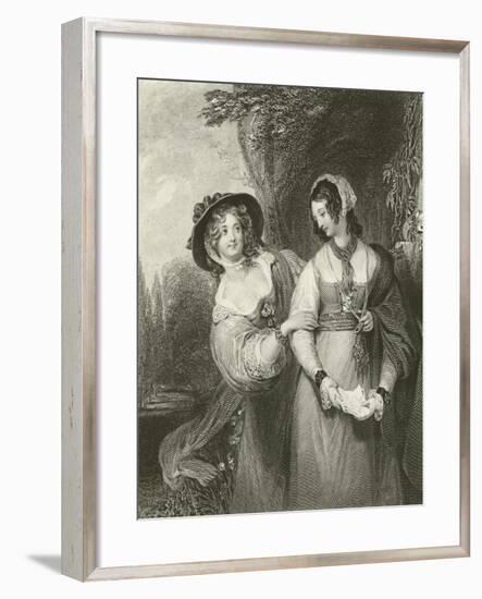 Doretta and Isabel-null-Framed Giclee Print