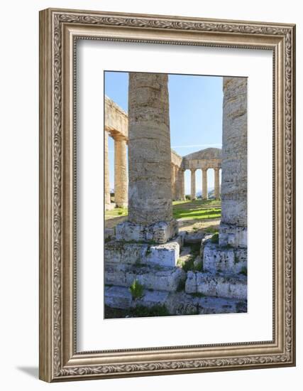 Dorian Temple of Segesta. 5th Century BC. Sicily, Italy-Tom Norring-Framed Photographic Print