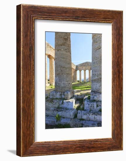 Dorian Temple of Segesta. 5th Century BC. Sicily, Italy-Tom Norring-Framed Photographic Print