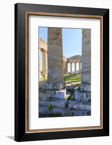 Dorian Temple of Segesta. 5th Century BC. Sicily, Italy-Tom Norring-Framed Photographic Print