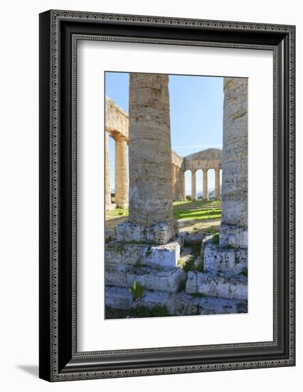 Dorian Temple of Segesta. 5th Century BC. Sicily, Italy-Tom Norring-Framed Photographic Print