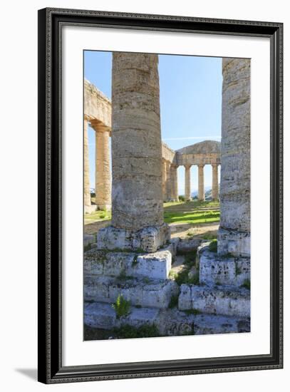 Dorian Temple of Segesta. 5th Century BC. Sicily, Italy-Tom Norring-Framed Photographic Print