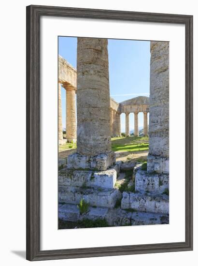 Dorian Temple of Segesta. 5th Century BC. Sicily, Italy-Tom Norring-Framed Photographic Print