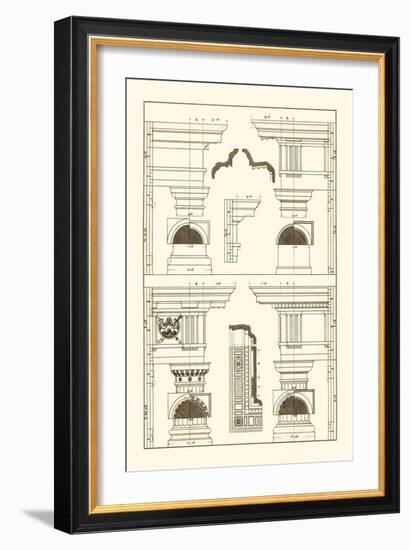 Doric and Tuscan Orders-J. Buhlmann-Framed Art Print