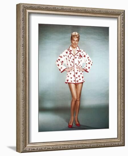 Doris Day born as Doris Kappelhoff in Cincinnati 1924, actrice, singer and producer, here 1954 (pho-null-Framed Photo