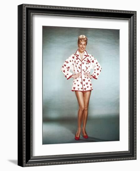 Doris Day born as Doris Kappelhoff in Cincinnati 1924, actrice, singer and producer, here 1954 (pho-null-Framed Photo