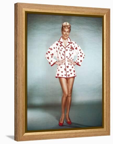 Doris Day born as Doris Kappelhoff in Cincinnati 1924, actrice, singer and producer, here 1954 (pho-null-Framed Stretched Canvas