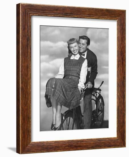 Doris Day, Gordon Macrae, On Moonlight Bay, 1951-null-Framed Photographic Print