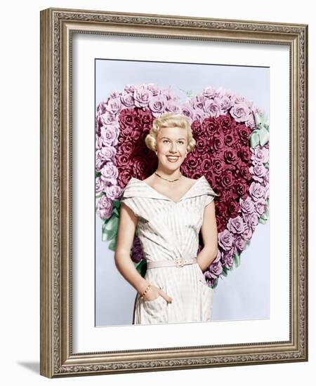 Doris Day, Warner Brothers portrait, ca. 1950s-null-Framed Photo