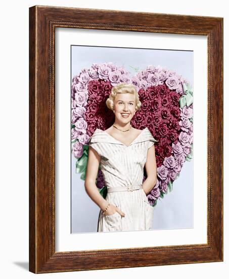 Doris Day, Warner Brothers portrait, ca. 1950s-null-Framed Photo