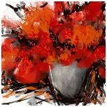 Vase rouge-Doris Savard-Art Print