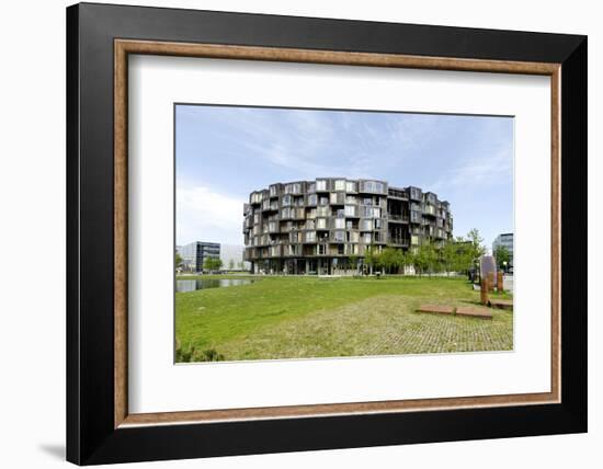 Dormitory, University Quarter, Orestad, Amager, Copenhagen, Denmark, Scandinavia-Axel Schmies-Framed Photographic Print