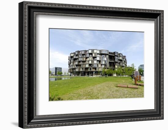 Dormitory, University Quarter, Orestad, Amager, Copenhagen, Denmark, Scandinavia-Axel Schmies-Framed Photographic Print