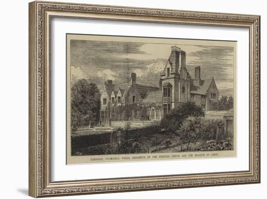 Dornden, Tunbridge Wells, Residence of the Princess Louise and the Marquis of Lorne-null-Framed Giclee Print