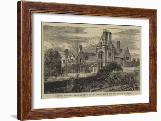 Dornden, Tunbridge Wells, Residence of the Princess Louise and the Marquis of Lorne-null-Framed Giclee Print