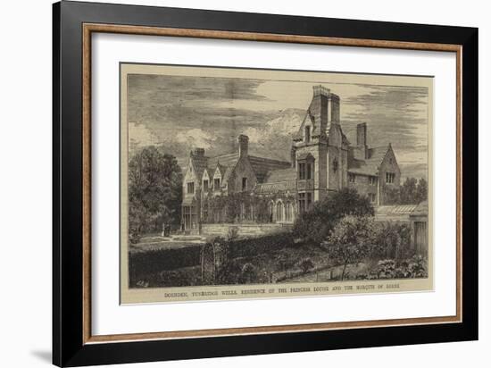 Dornden, Tunbridge Wells, Residence of the Princess Louise and the Marquis of Lorne-null-Framed Giclee Print