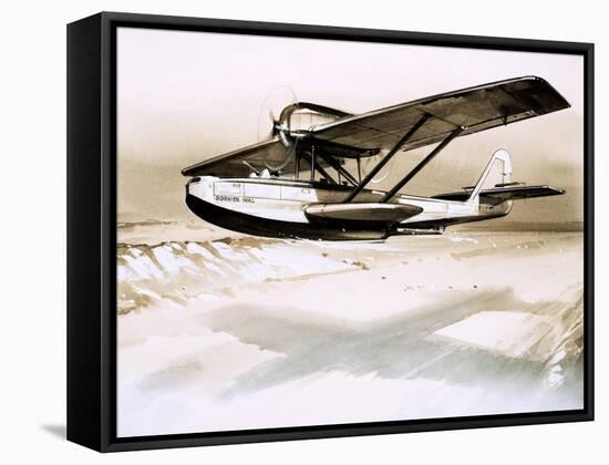 Dornier Wal, Twin-Engined German Flying Boat-null-Framed Premier Image Canvas