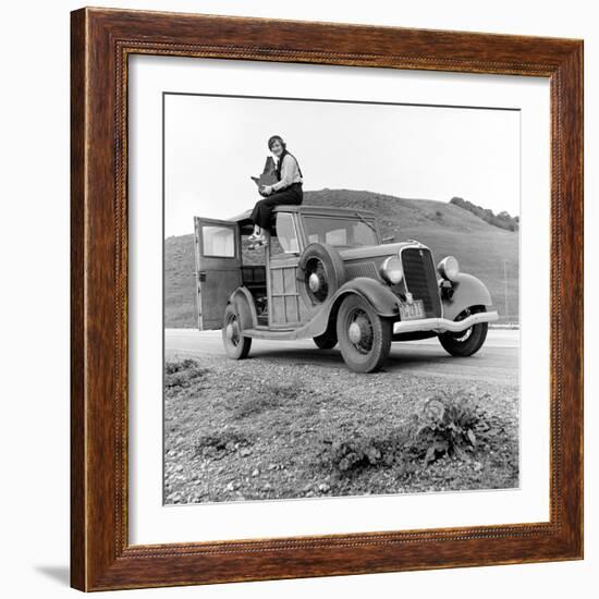 Dorothea Lange, American Documentary Photographer-Science Source-Framed Giclee Print