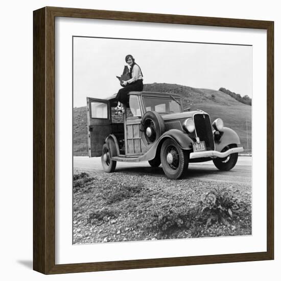 Dorothea Lange in California-null-Framed Photo