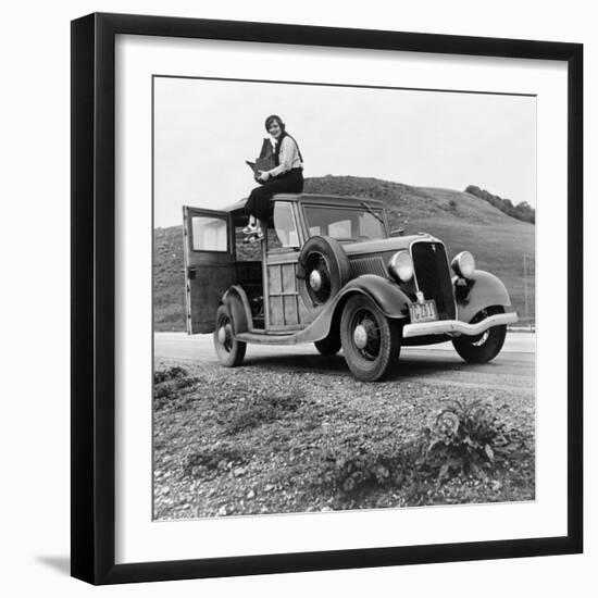 Dorothea Lange in California-null-Framed Photo