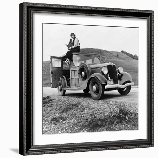 Dorothea Lange in California-null-Framed Photo