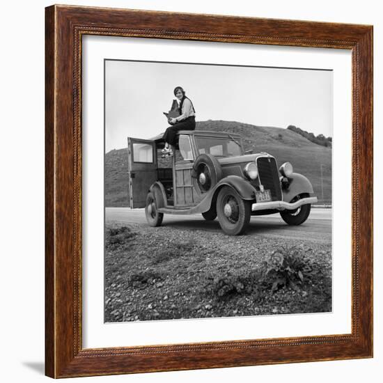 Dorothea Lange, Portrait of the Photographer-null-Framed Photographic Print