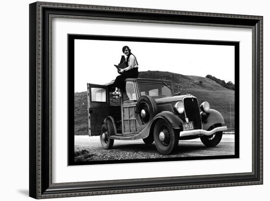 Dorothea Lange, Resettlement Administration Photographer-Dorothea Lange-Framed Premium Giclee Print